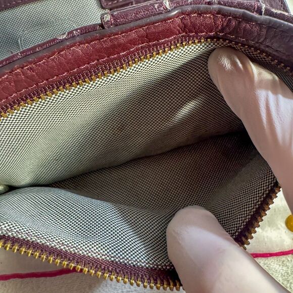 Fossil Liza Leather Wallet Women’s Brown Bifold Y2K 2000s - Picture 8 of 9